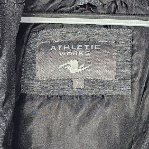 Athletic Works Grey Black Winter Ski Jacket Size 4X - Picture 8 of 16